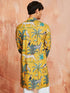 Men's Mustard Cotton Kurta
