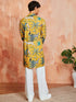 Men's Mustard Cotton Kurta And Pyjama Set