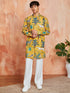 Men's Mustard Cotton Kurta And Pyjama Set