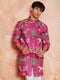 Men's Pink Cotton Kurta