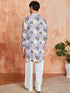 Men's Lavender Cotton Kurta And Pyjama Set