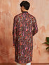 Men's Black Crepe Kurta