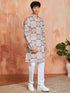 Men's Grey Cotton Kurta