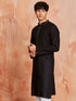 Men's Black Cotton Kurta