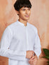 Men's White Cotton Kurta