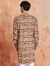 Men's Multi Color Cotton Kurta