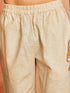 Men's Chiku Cotton Slub Kurta And Pyjama Set