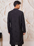 Men's Black Viscose Kurta