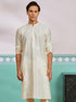 Men's Cream Viscose Kurta