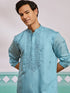 Men's Aqua Silk Blend Kurta