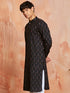 Men's Black Cotton Kurta