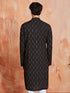 Men's Black Cotton Kurta
