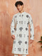 Men's Cream Cotton Kurta