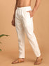 Men's Cream Cotton Pant Style Pyjama