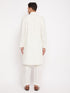 Men's Cream Pathani Suit Set