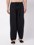 Men's Black Cotton Blend Salwar