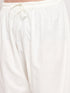 Men's Cream Cotton Blend Salwar