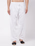 Men's White Cotton Blend Salwar