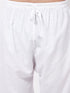 Men's White Cotton Blend Salwar