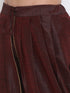 Men's Wine Silk Blend Dhoti Pant