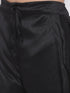 Men's Black Silk Blend Dhoti Pant