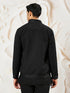 Men's Black Silk Blend Jacket
