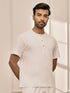 Men White Cotton Flex Yoga Kurta