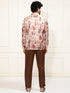 Men's Multi-Color Silk Blend Printed Shirt
