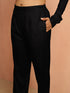 Women's Black Rayon Anarkali Kurta Set