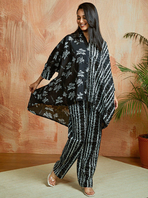 Women's Black Co Ords Set