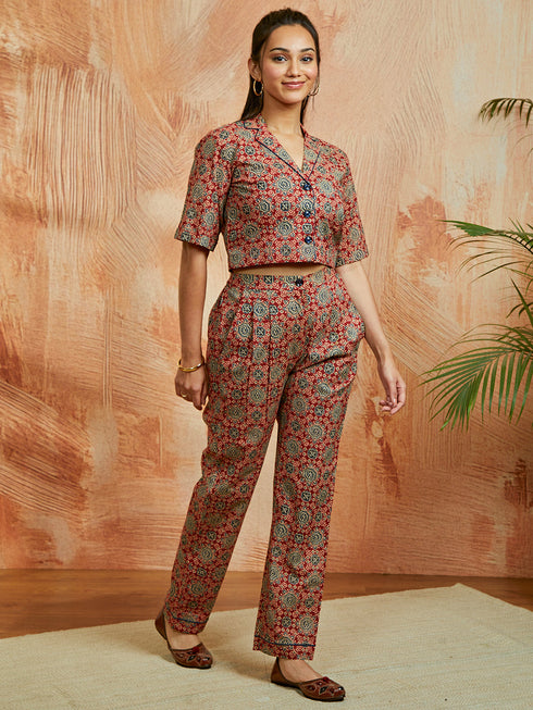 Women's Rust Co Ords Set
