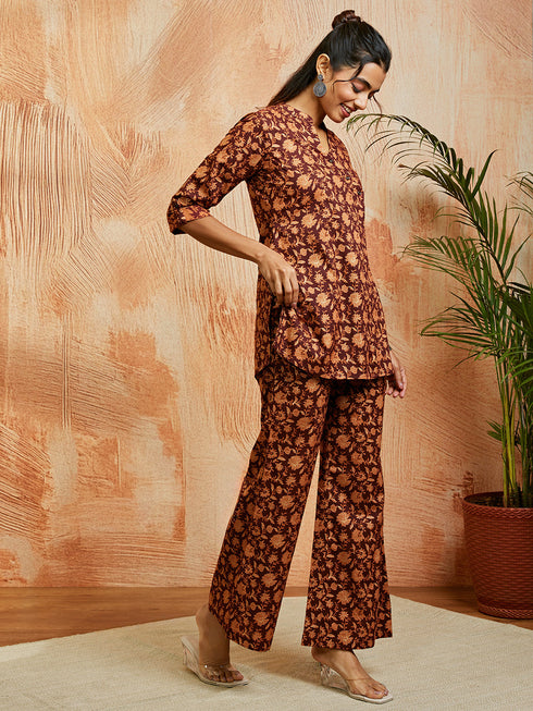 Women's Rust Co Ords Set