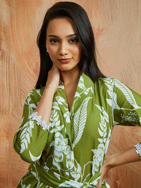 Women's Green Co Ords Set
