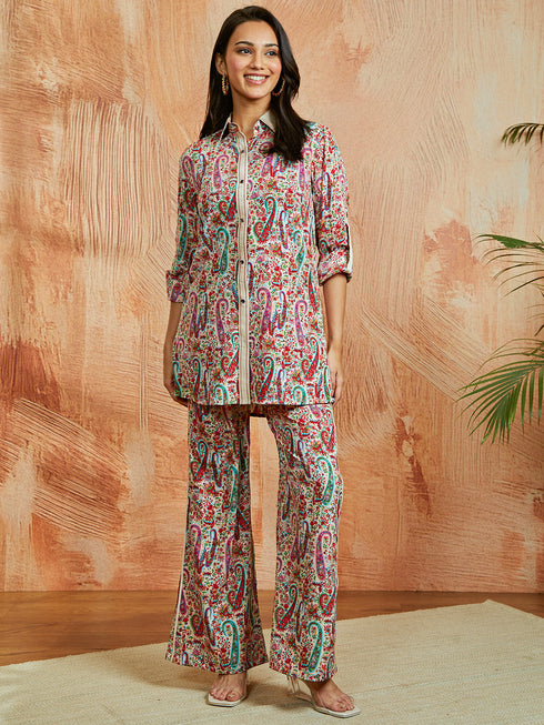 Women's Cream Co Ords Set