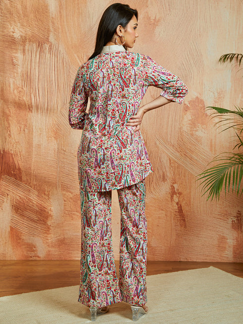 Women's Cream Co Ords Set