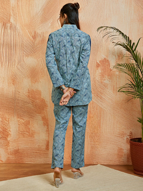 Women's Blue Co Ords Set