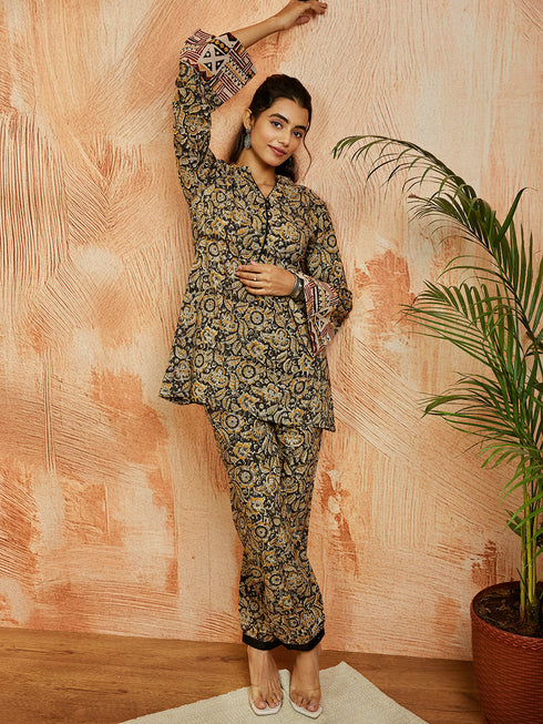 Women's Black Co Ords Set