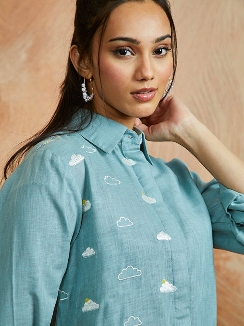 Women's Blue Co Ords Set