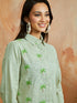 Women's Pista Green Co Ords Set