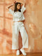 Women's White Co Ords Set