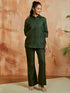 Women's Mehendi Green Co Ords Set