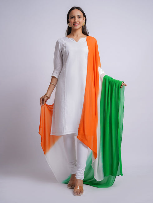 Women's White Kurta Set