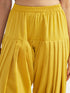 Women's Mustard Kurta Patiala Set