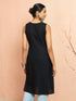 Women's Black Moonlight Jacquard Kurta