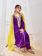 Women's Purple Kurta Set