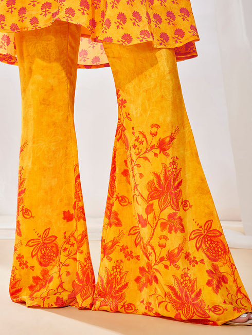 Women's Yellow Kurta Set