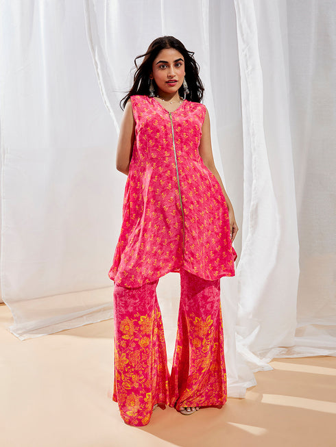 Women's Pink Kurta Set