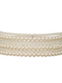 Pearl Beaded 7 Layered Minimal Luxe Choker with AD Earrings Jewellery Set