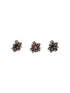 Oxidised Silver Plated Trendy Minimal Combo Clip on Nose Ring Nath