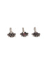 Oxidised Silver Plated Trendy Minimal Combo Clip on Nose Ring Nath